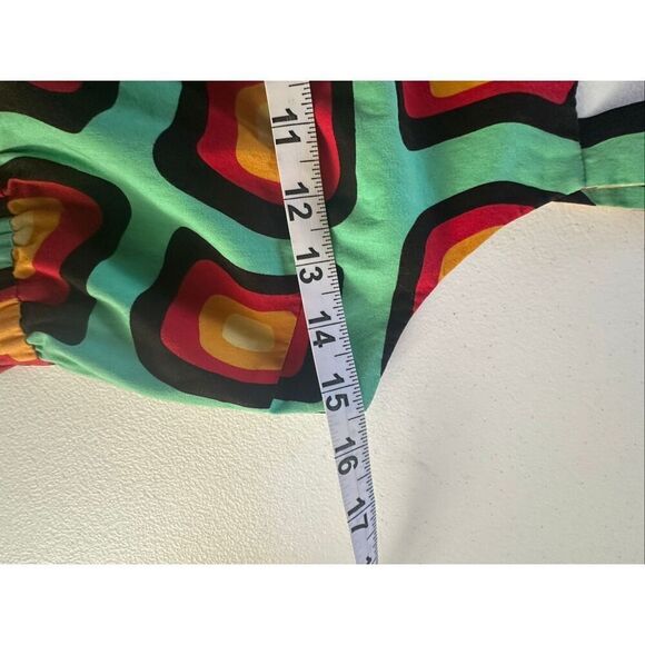 Lucy & Yak Women's Multicolor Presley Organic Cotton Sleeveless Jumpsuit Size 4 - Picture 5 of 9